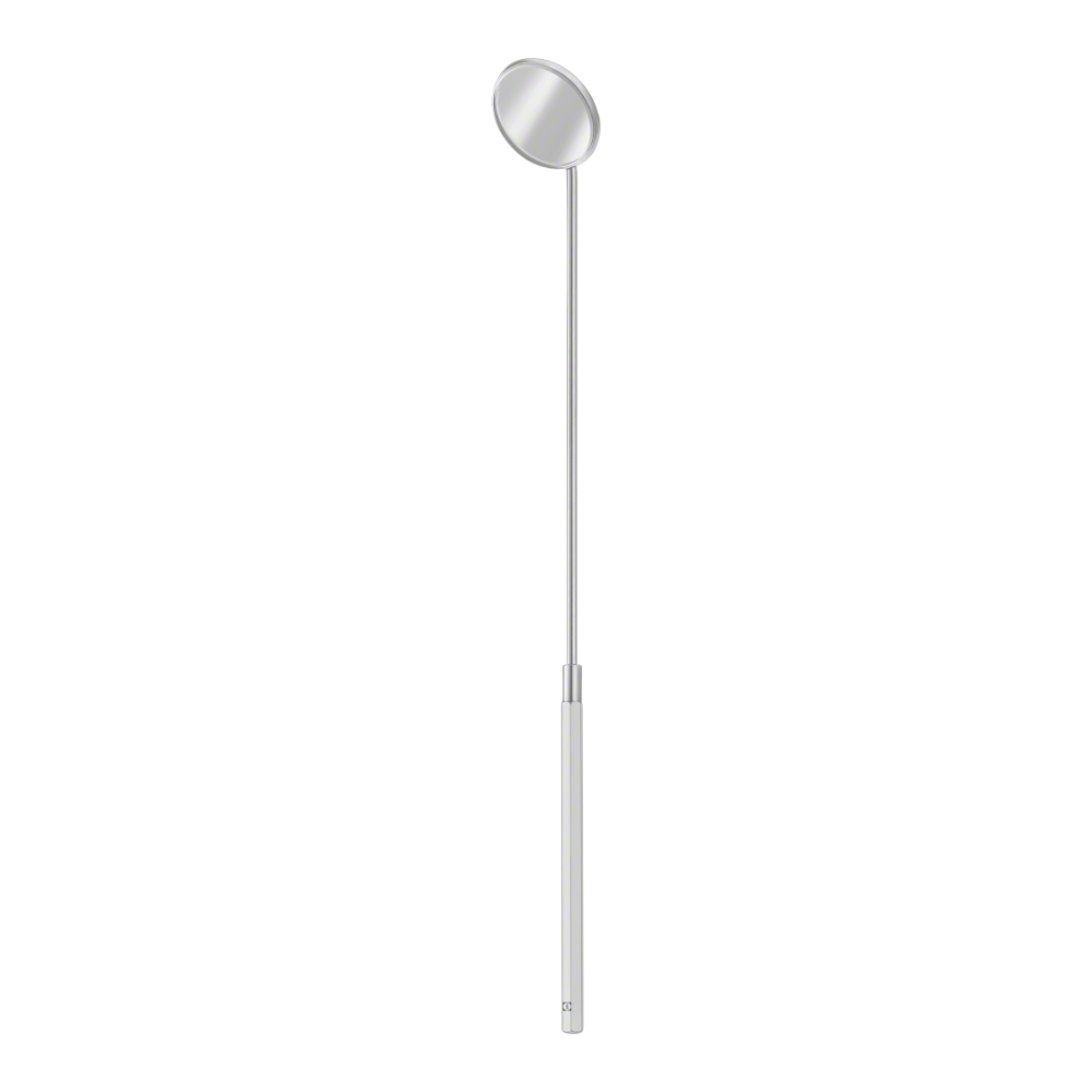 Laryngeal Mirror, 180 mm (7″), Ø 26 mm, hexagonal handle