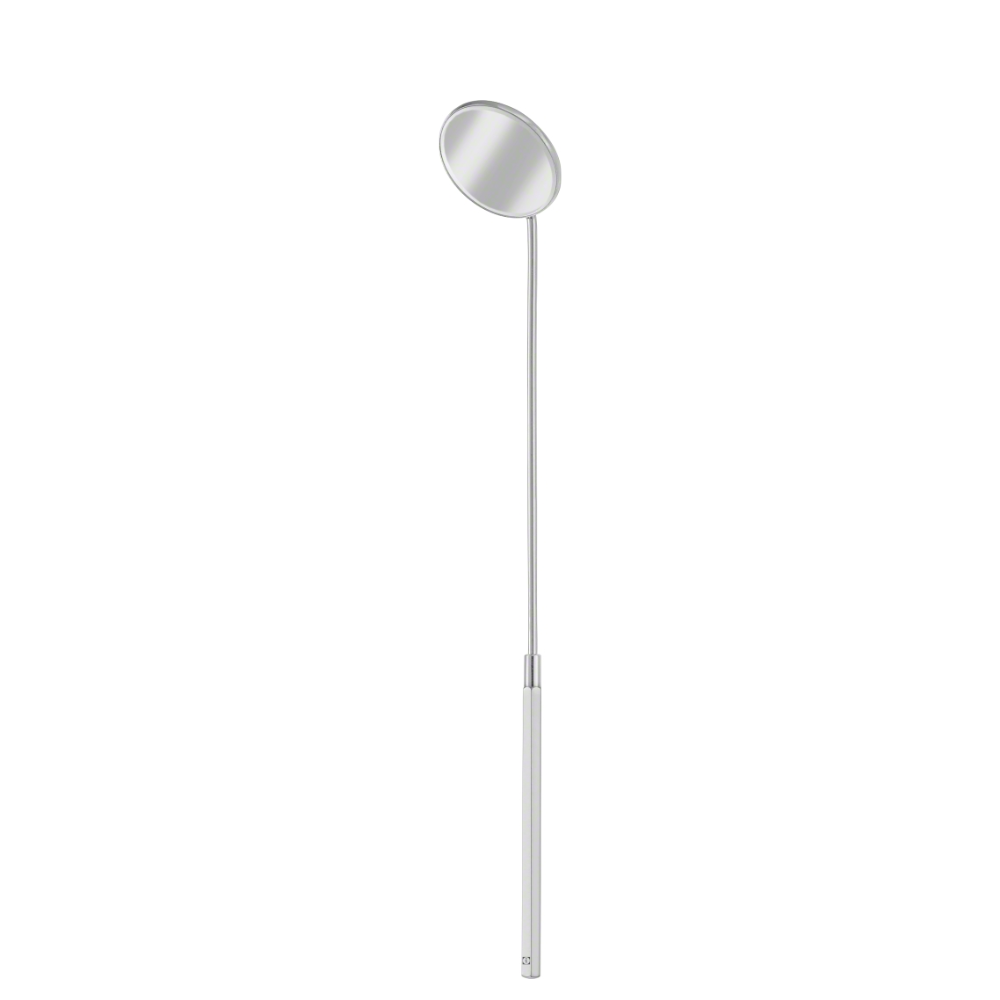 Laryngeal Mirror, 180 mm (7″), Ø 28 mm, hexagonal handle