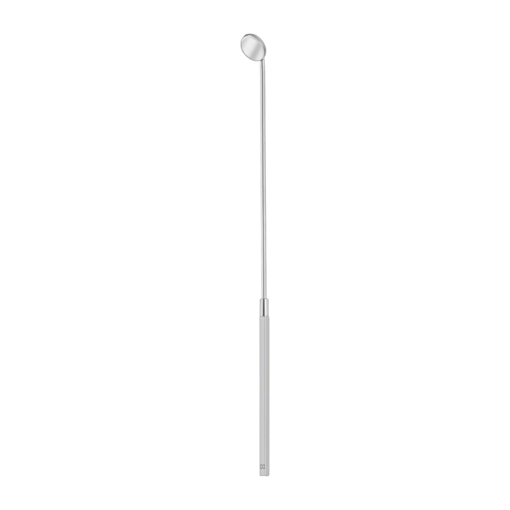 Laryngeal Mirror, 180 mm (7″), Ø 10 mm, hexagonal handle