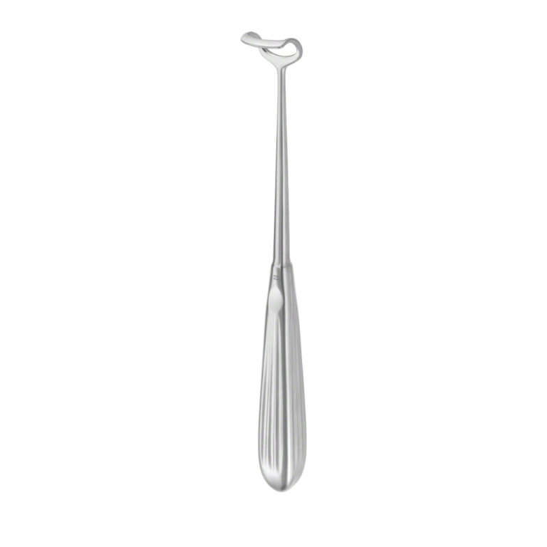 BECKMANN Adenoid Curette, curved, 225 mm (8 7/8″), blade width: 20 mm