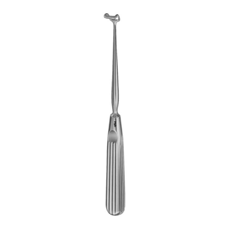 BECKMANN Adenoid Curette, curved, 220 mm (8 3/4″), blade width: 12 mm