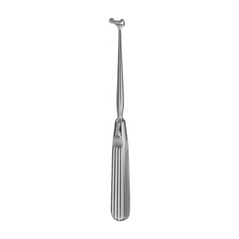 BECKMANN Adenoid Curette, curved, 220 mm (8 3/4″), blade width: 13 mm