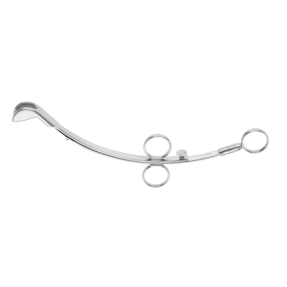 LA FORCE Adenotome, curved, 230 mm (9″), blade width: 16 mm
