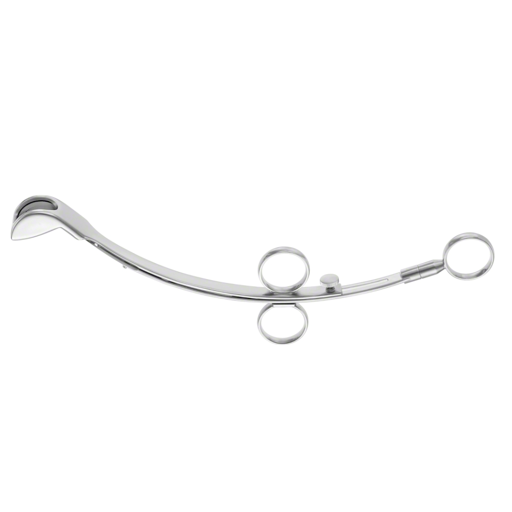 LA FORCE Adenotome, curved, 230 mm (9″), blade width: 19.50 mm