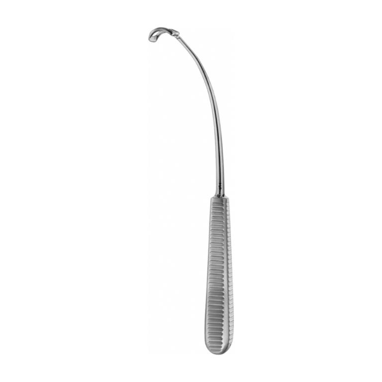 NEGUS Adenoid Curette, reverse curved, 210 mm (8 1/4″), blade width: 14 mm