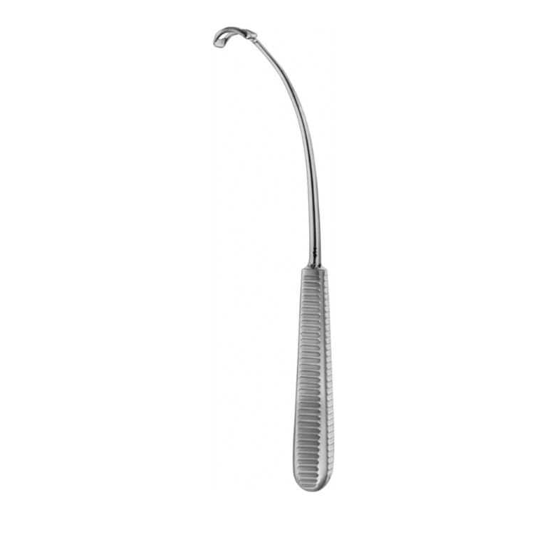 NEGUS Adenoid Curette, reverse curved, 210 mm (8 1/4″), blade width: 10 mm