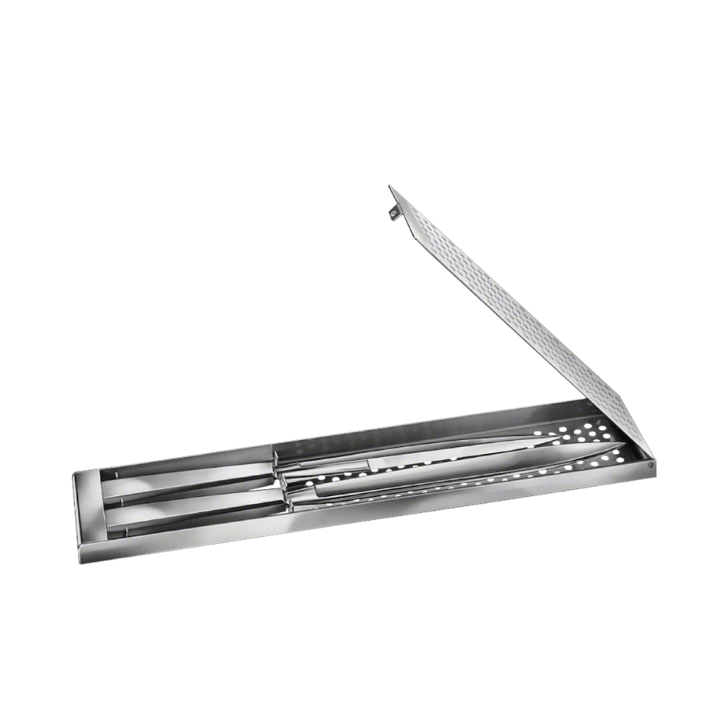 Sterilizing Rack, 335 mm, width: 65 mm, depth: 14 mm, used with resection/amputation knives