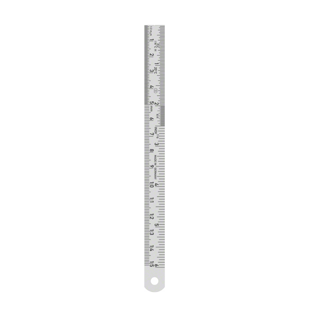 RHG-00517 Ruler, 300 mm (11 3/4″), graduated in mm and inches