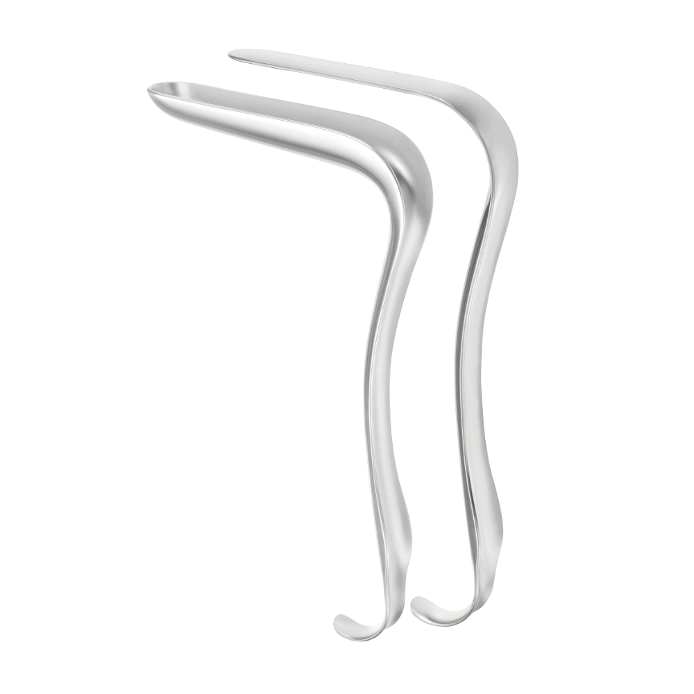 KRISTELLER Vaginal Specula, lower and upper blade, 220 mm (8 3/4″), work. length: 110 mm, jaw width: 27 mm
