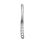 BRUENINGS Tongue Depressor, curved, 190 mm (7 1/2″), double ended, fenestrated, jaw width: 14 mm/18 mm