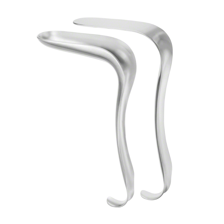 KRISTELLER Vaginal Specula, lower and upper blade, 185 mm (7 1/4″), work. length: 90 mm, jaw width: 36 mm