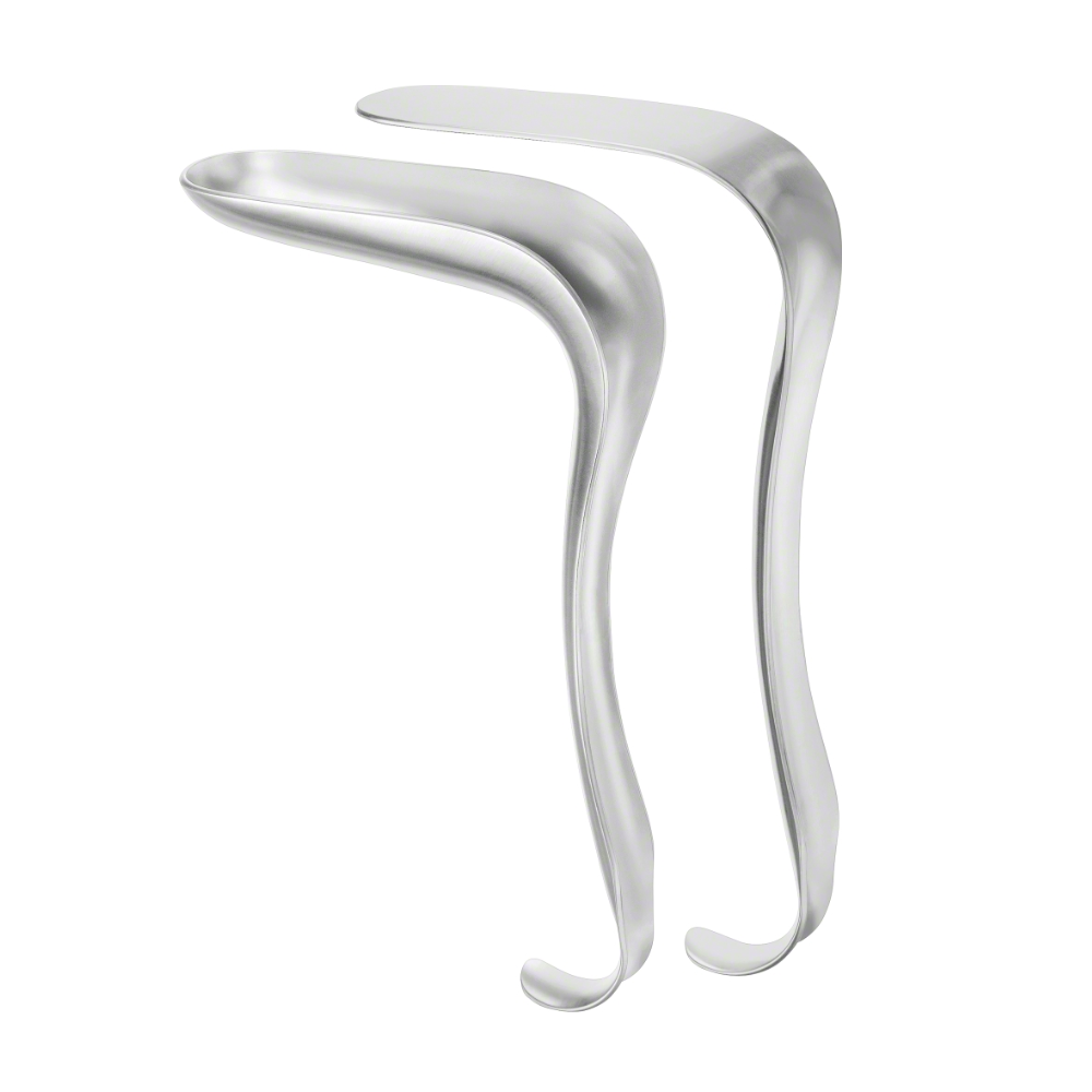 KRISTELLER Vaginal Specula, lower and upper blade, 185 mm (7 1/4″), work. length: 90 mm, jaw width: 36 mm