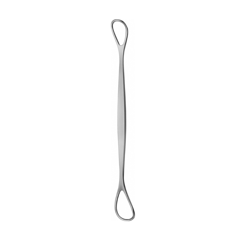 RHG-00555 BRAUN Uterine Depressor, curved, 270 mm (10 5/8″), double ended, Ø 24 mm, 28 mm