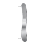 Tongue Depressor, curved, 140 mm (5 1/2″), double ended, jaw width: 19 mm/23 mm