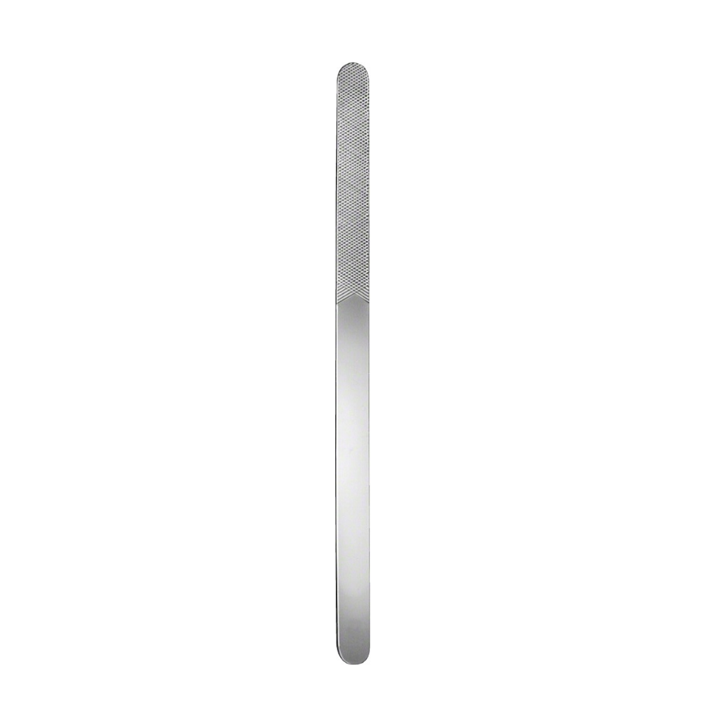 Brain Spatula, 200 mm (7 7/8″), malleable, double ended, flat, serrated (cross), jaw width: 9 mm