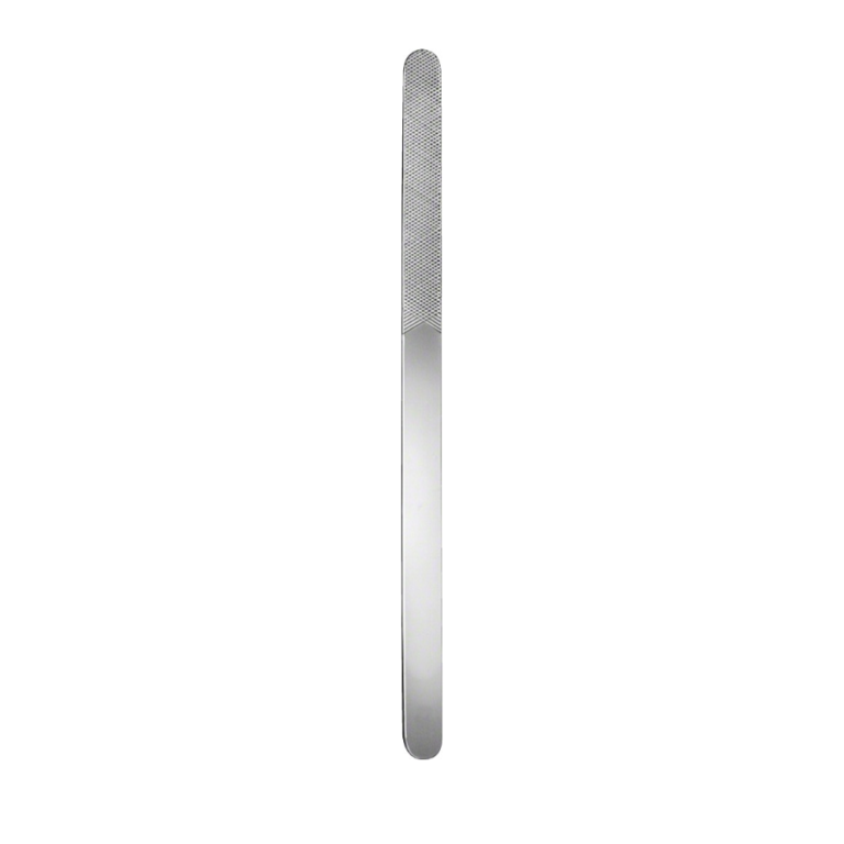 Brain Spatula, 200 mm (7 7/8″), malleable, double ended, flat, serrated (cross), jaw width: 12 mm