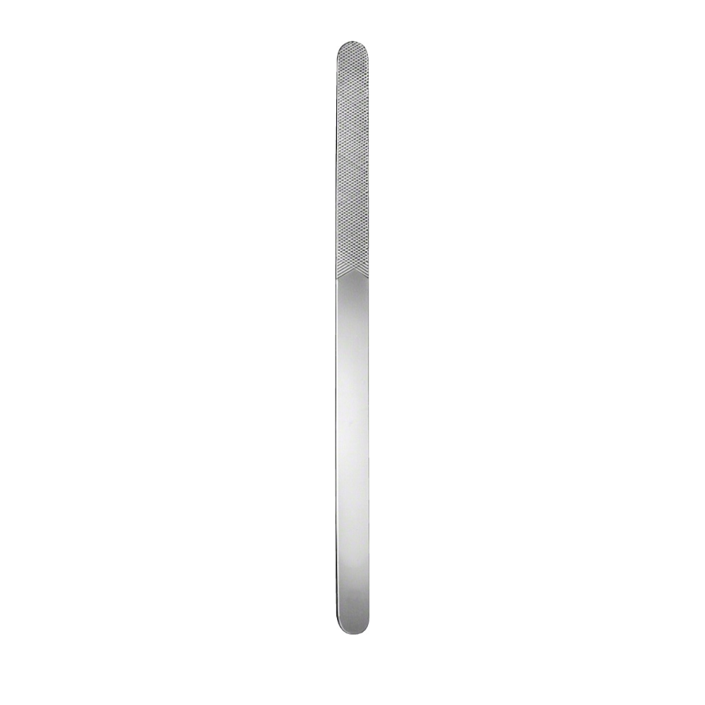 Brain Spatula, 200 mm (7 7/8″), malleable, double ended, flat, serrated (cross), jaw width: 12 mm