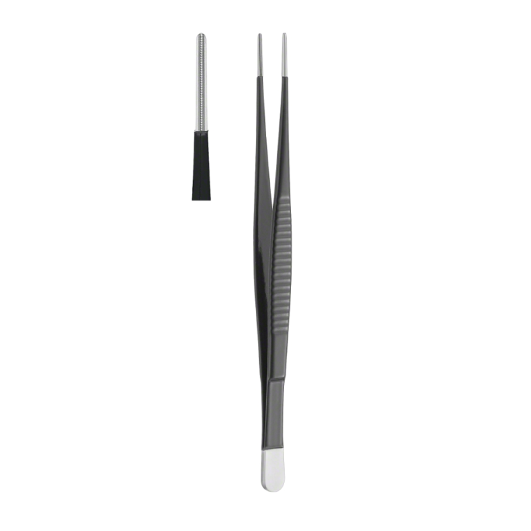 ATRAUMATA® Monopolar Dissecting Forceps, straight, 200 mm (7 7/8″), jaw width: 2 mm, jaw: toothing DE BAKEY