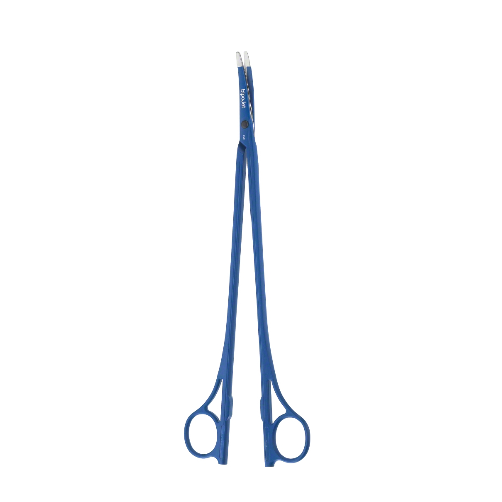 METZENBAUM BipoJET® Bipolar Dissecting Scissors, curved, tip: blunt/blunt, standard, 280 mm (11″), insulated