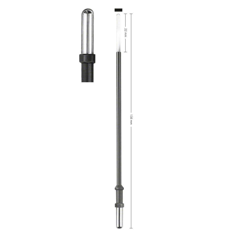 Monopolar Knife Electrode, Straight, 155 mm (6 1/8″), Long Shaft, Ø 4 mm, Working Length 16 mm