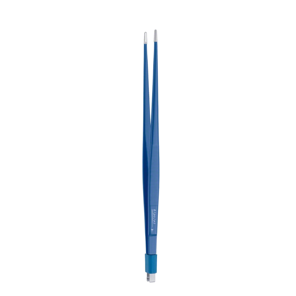 BipoJET® Bipolar Dissecting Forceps, Straight, 250 mm (9 3/4″), Fully Insulated Tip