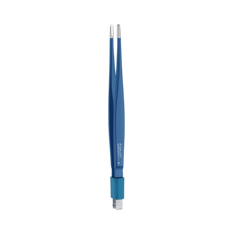 BipoJET® Bipolar Dissecting Forceps, Straight, 160 mm (6 1/4″), Partly Insulated Tip