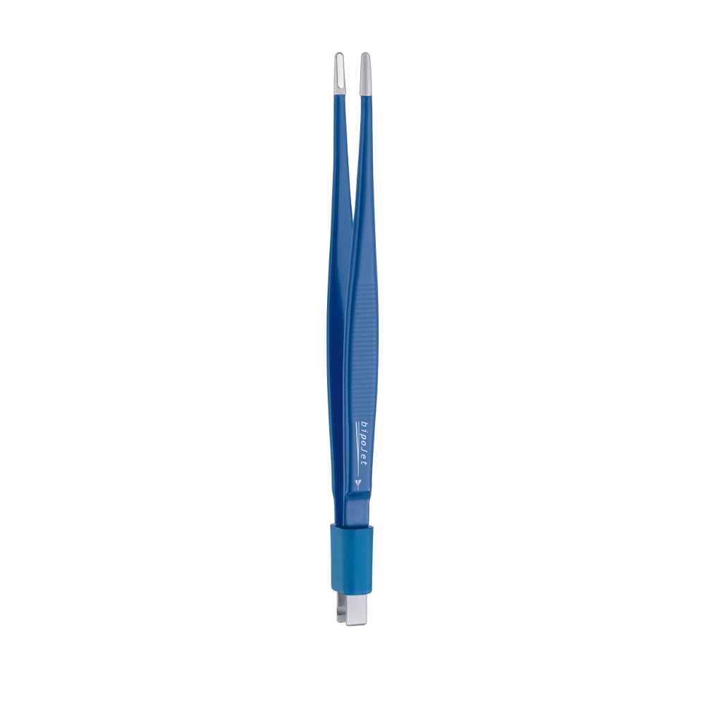 BipoJET® Bipolar Dissecting Forceps, Straight, 160 mm (6 1/4″), Fully Insulated Tip