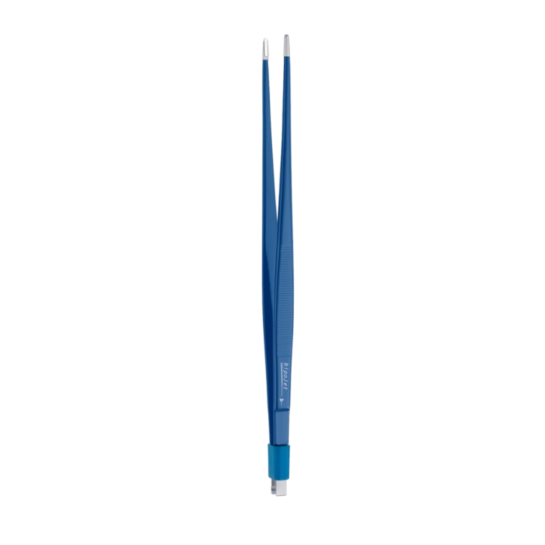 BipoJET® Bipolar Dissecting Forceps, Straight, 250 mm (9 3/4″), Partly Insulated Tip